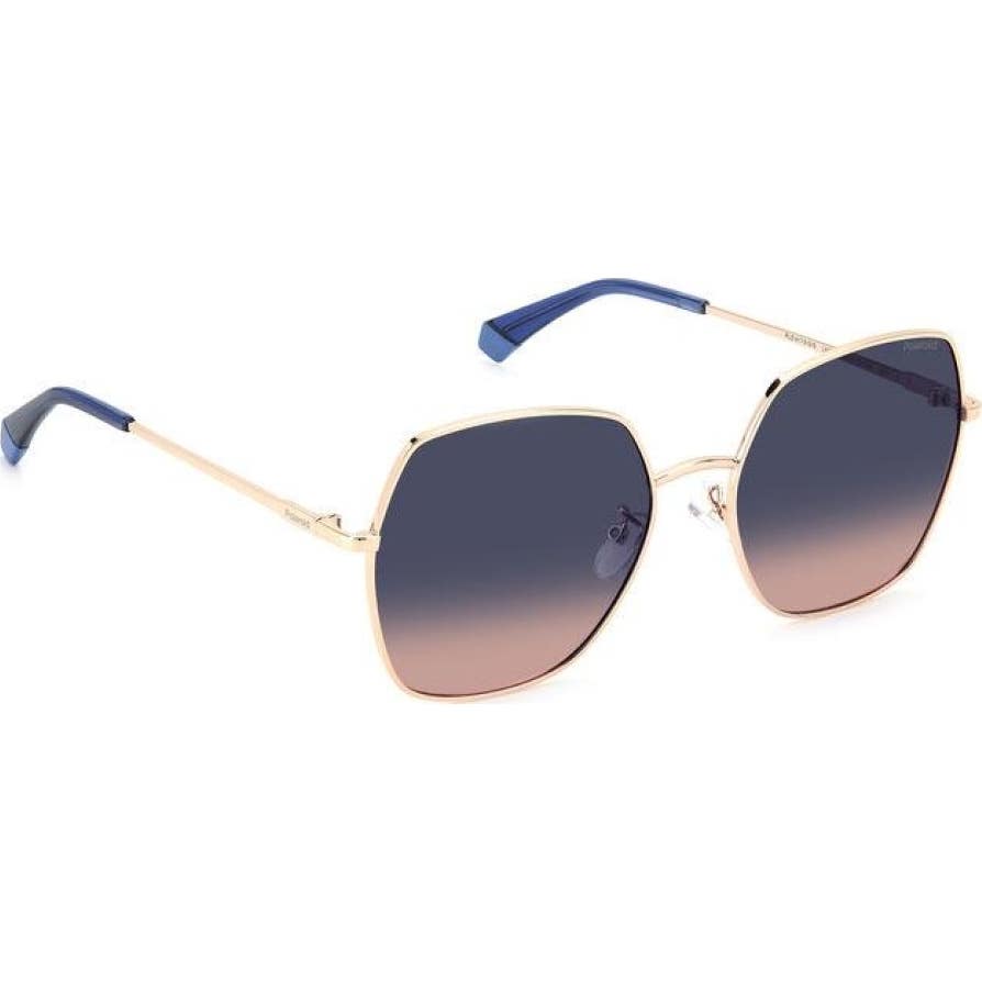 Polaroid Gafas de Sol Gold Blue 1ud