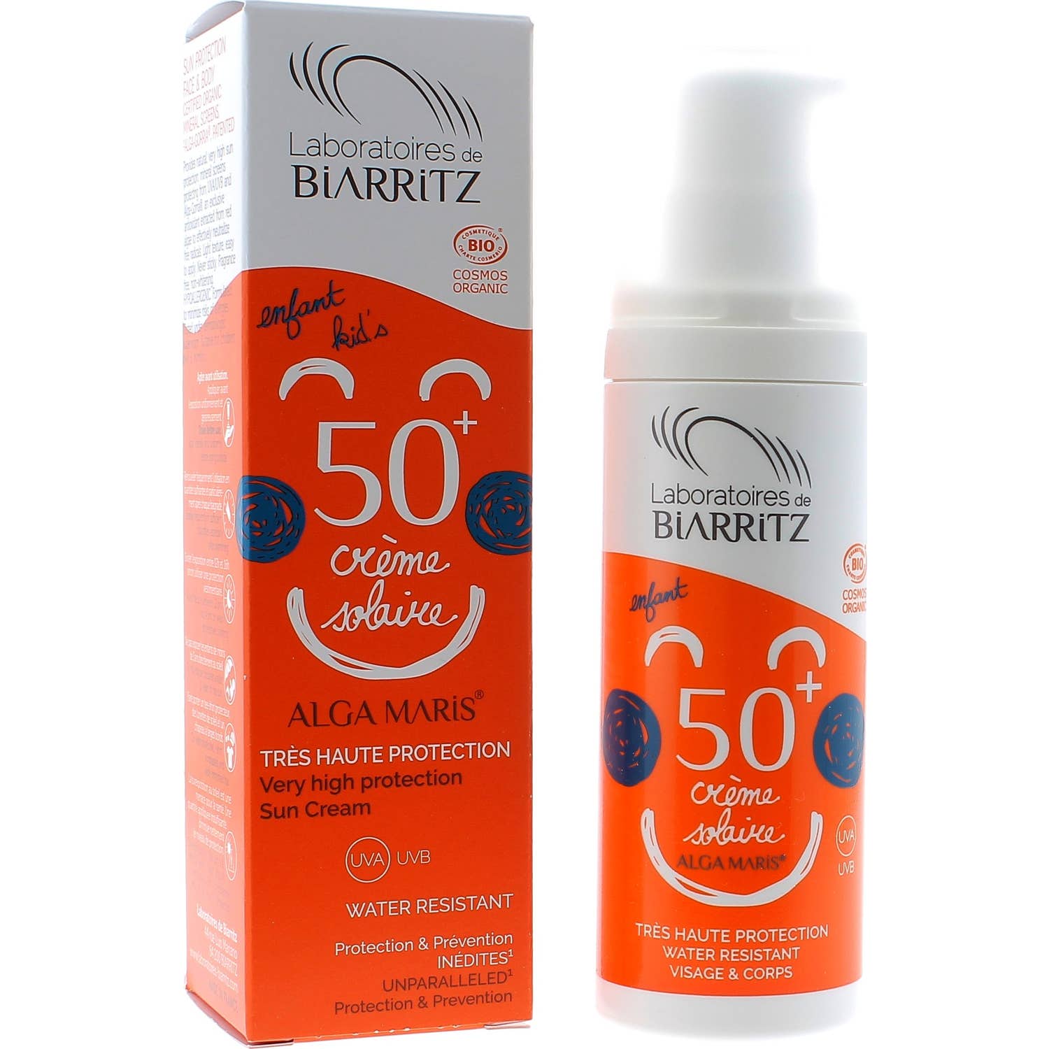 Laboratoires De Biarritz Algamaris Crema Solar para Niños Spf50+ Ecológica 100ml