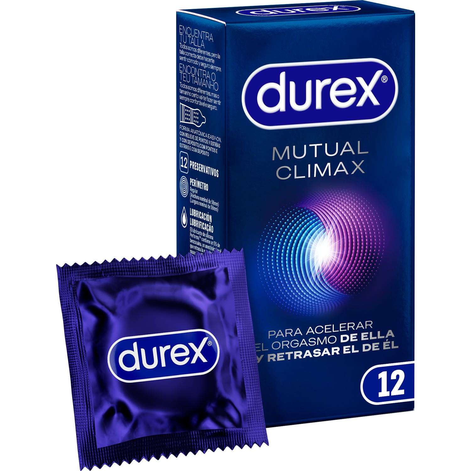 Durex Mutual Climax Preservativos 12uds