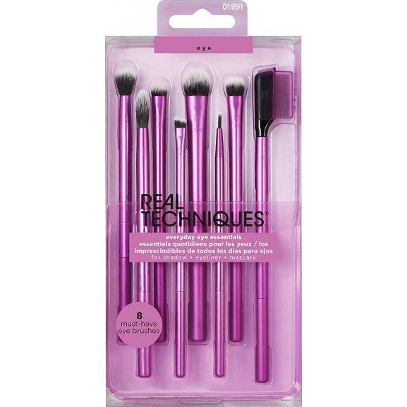 Real Techniques Kit Everyday Eye Essentials 8 uds