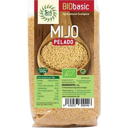 Sol Natural Mijo Pelado Bio 500 g