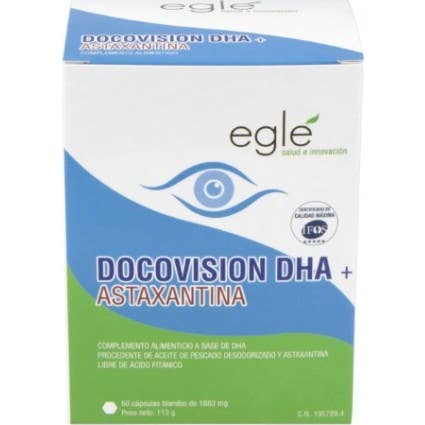 Egle 5 X Docovision Dha Astaxantina 60 Cápsulas - Imagen 2