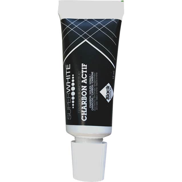 Superwhite Black Edition Pasta de Dientes de Carbón Activado 15ml