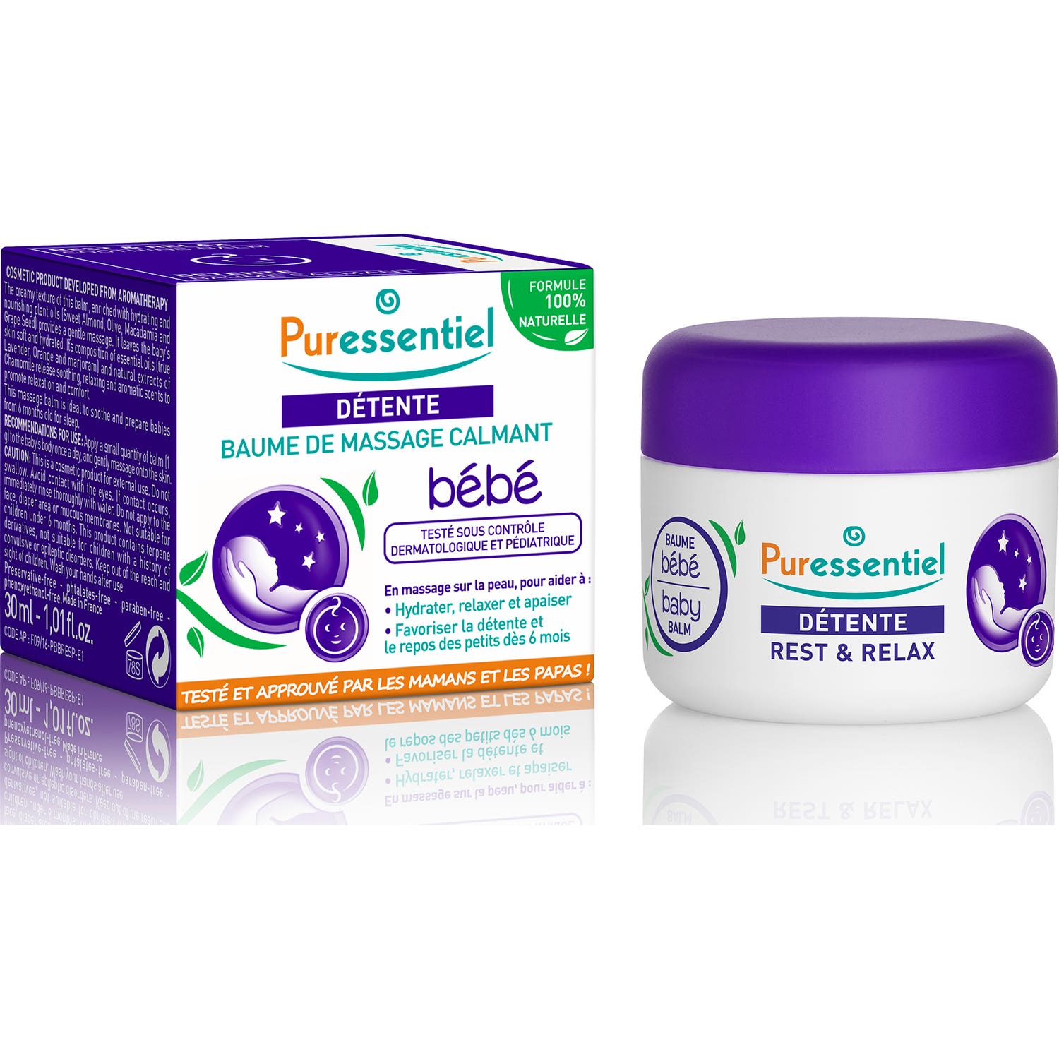 Puressentiel Bálsamo relajante bebe 3 AE 30 ml