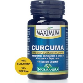 Naturando Negra Cúrcuma Máxima 40 Caps
