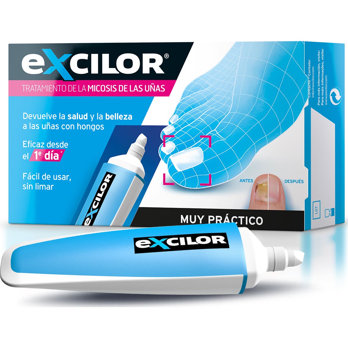 Excilor Pen Tratamiento de la Micosis de las Uñas 3,3ml