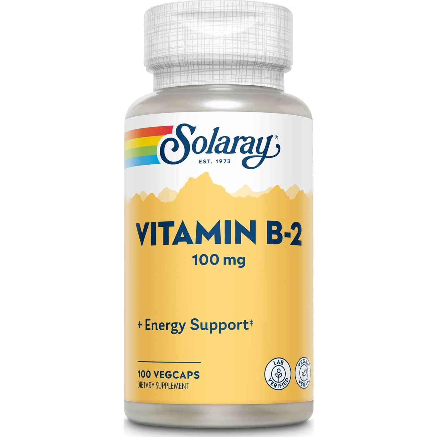 Solaray Vitamin B-2 100 Mg 100 Caps