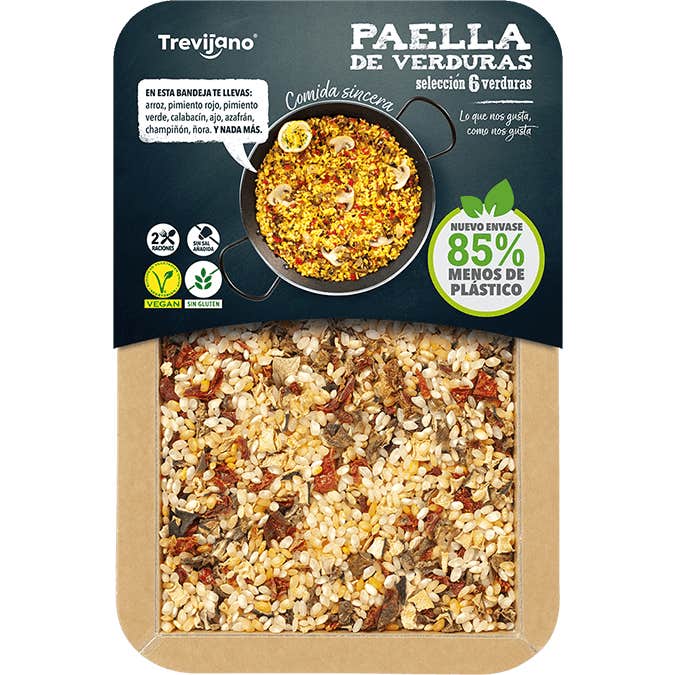 Trevijano Paella 6 Verduras Sin Gluten Vegan 280 g