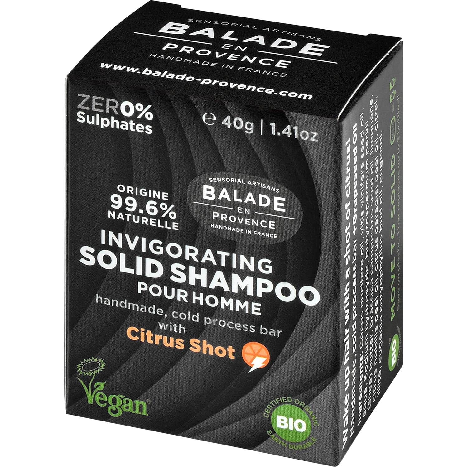 Balade en Provence Champú Sólido Energizante Hombre Bio 40 g