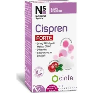 Ns Nutritional System Rojo/Rojos Ns Cisprenbiotic Forte 6 Sobres