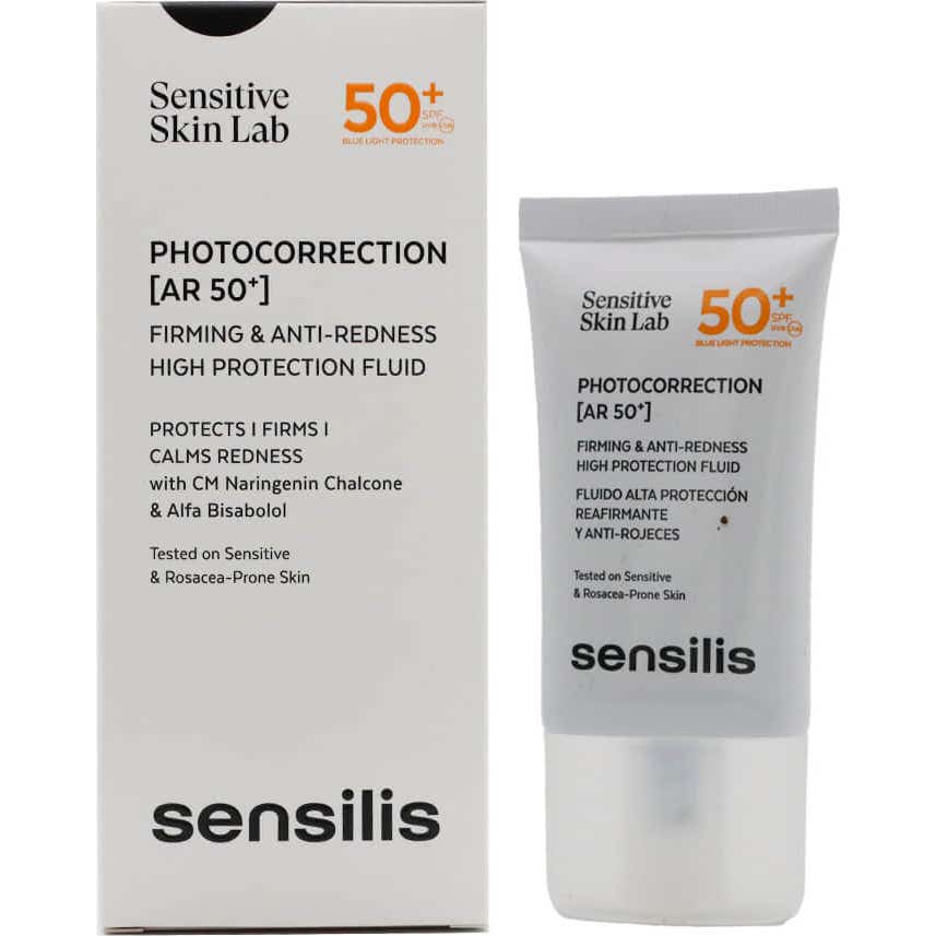 Sensilis Photocorrection [AR 50+] Fluido Reafirmante y Anti-Rojeces SPF50+ 40ml