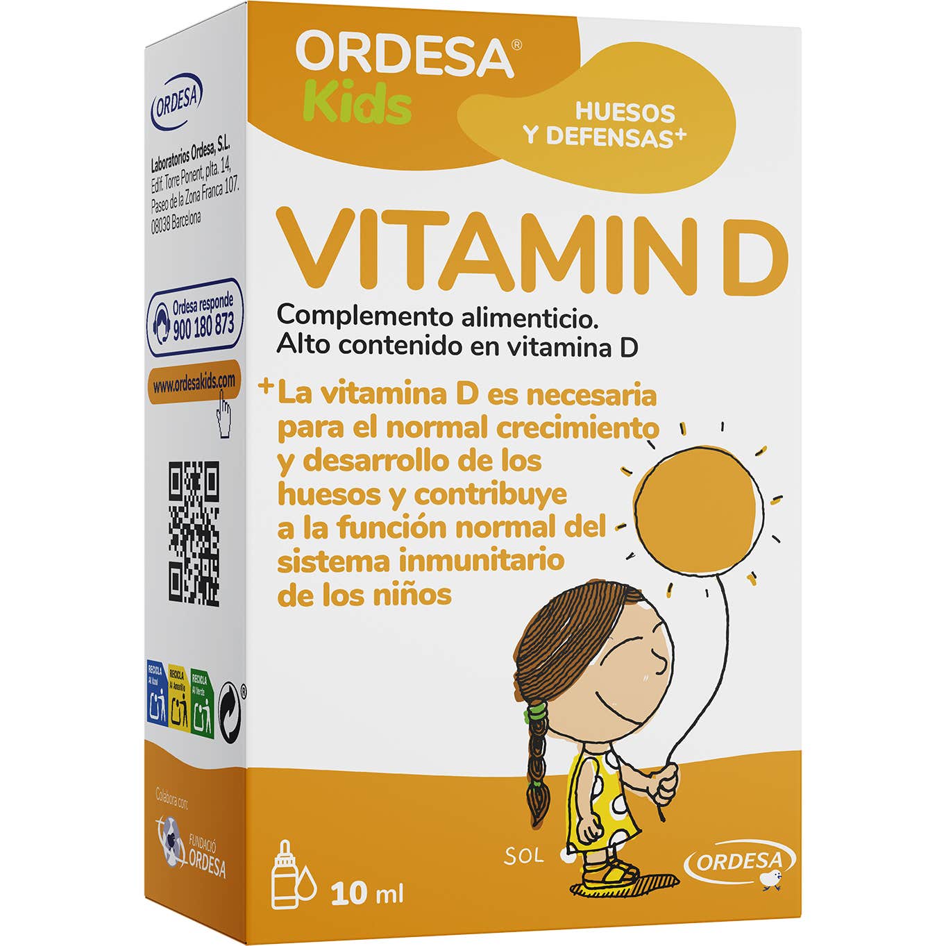 Ordesa Kids Vitamin D Gotas 10ml