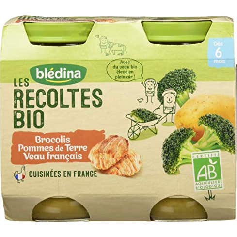 Blídina Tarritos Ternera Brócoli 6 Meses Bio 2 X200 g