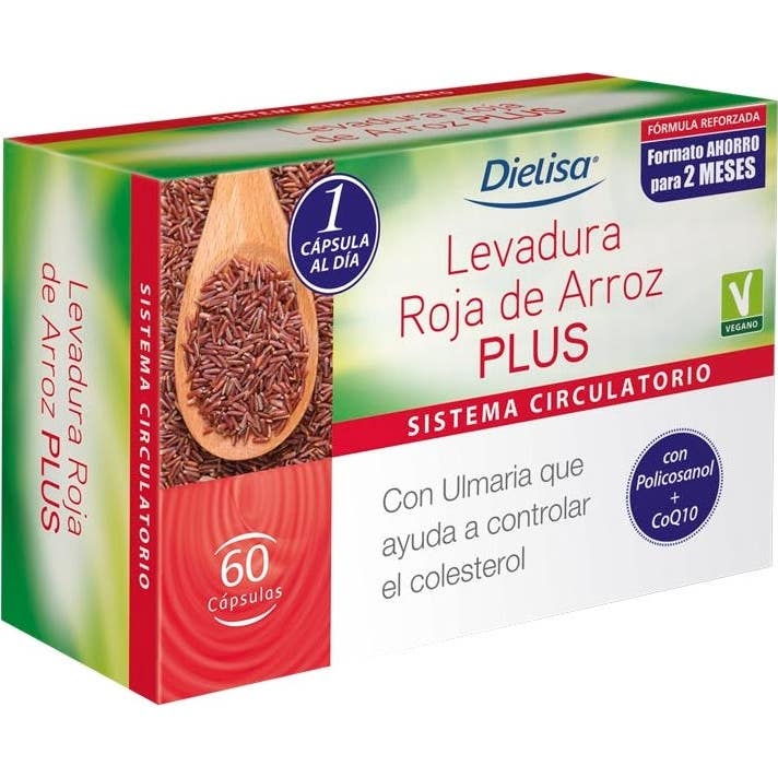 Dietisa Levadura Roja de Arroz Plus Sistema Circulatorio 60caps