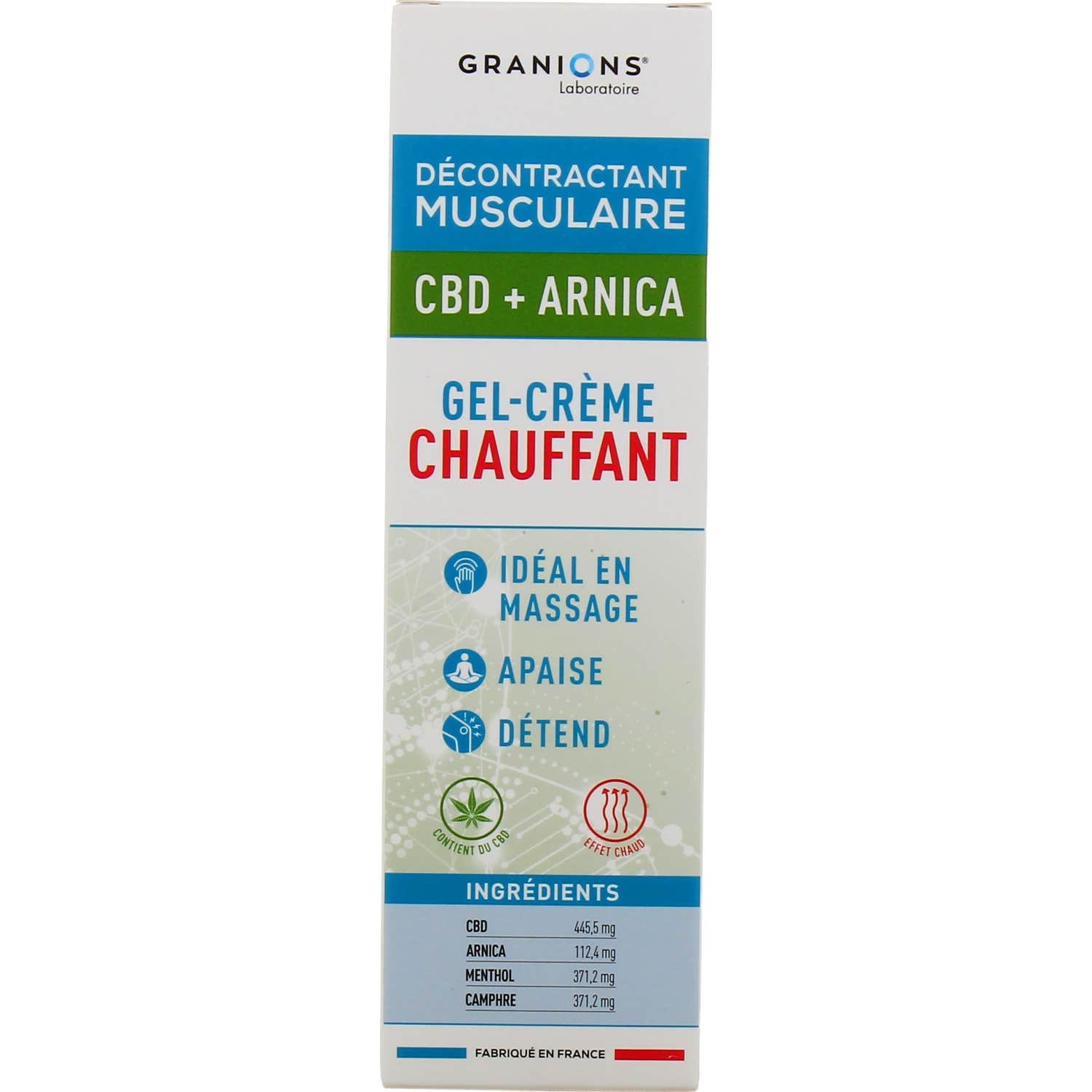 Granions Descontracturante Muscular Gel-Crema Cbd Árnica 75ml