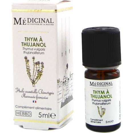 Médicinal Aceite Esencial Tomillo Tujanol 5 ml