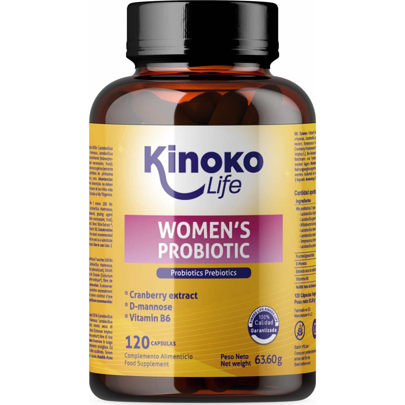 'Kinoko Life Women''s Probiotic 120caps'