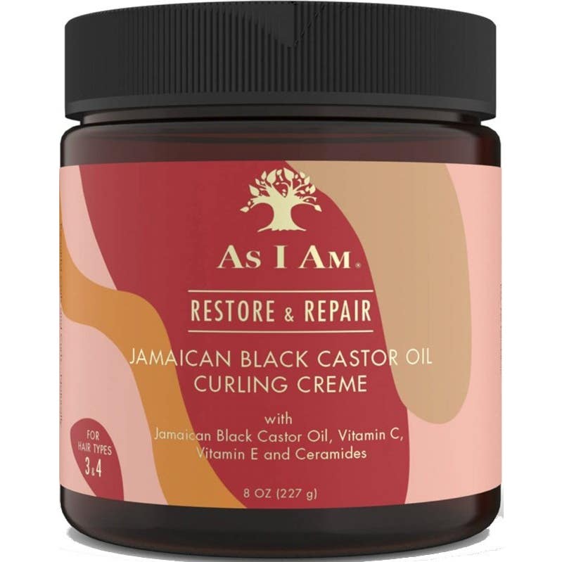 As I Am Restore & Repair Crema Rizos Definidos Ricino Negro 227 g