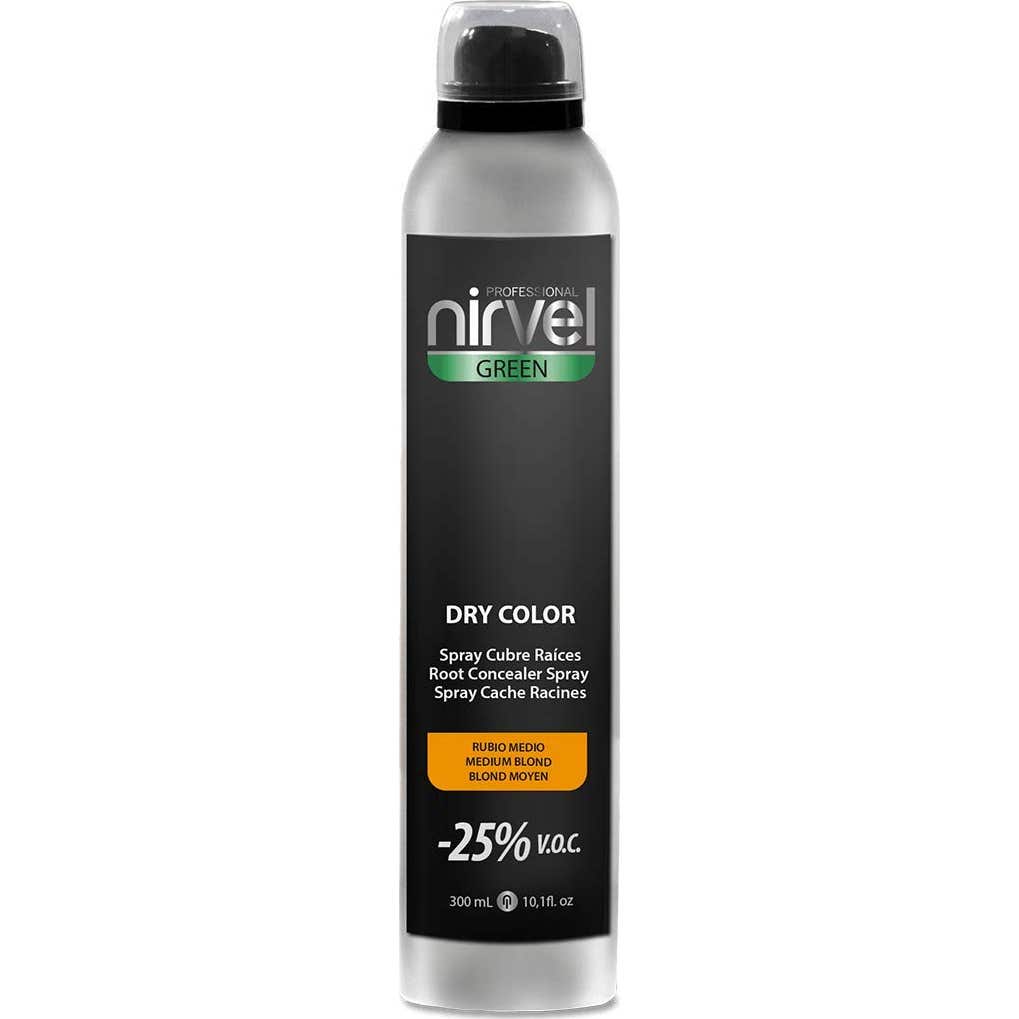 Nirvel Green Dry Color Spray Rubio Medio 300ml