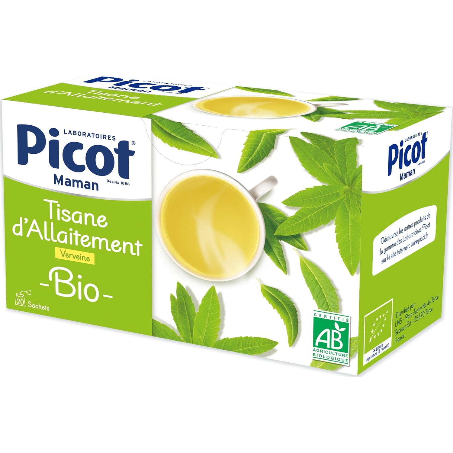 Picot Picot Mamá Picot Verbena Lactancia Té de hierbas 20 sobres