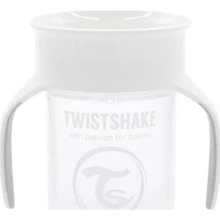 Twistshake Training Cup 360 +6M Blanco 1ud