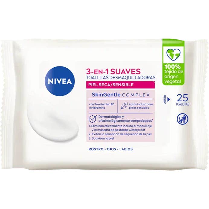 Nivea Toallitas Desmaquilladoras Suaves 3 en 1 25uds – imagen 2