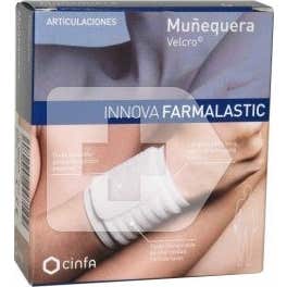 Farmalastic Innova muñequera velcro talla pequeña/mediana blanca 1ud