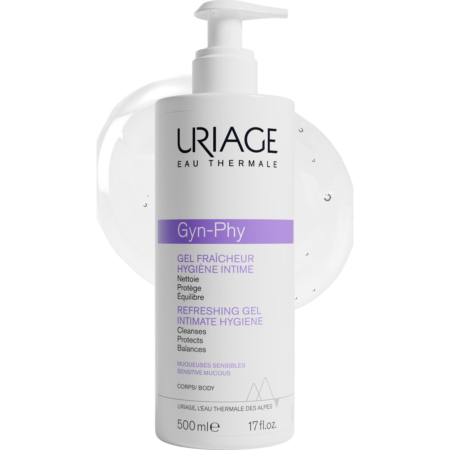 Uriage Gyn-Phy Gel Refrescante Higiene Íntima 500ml