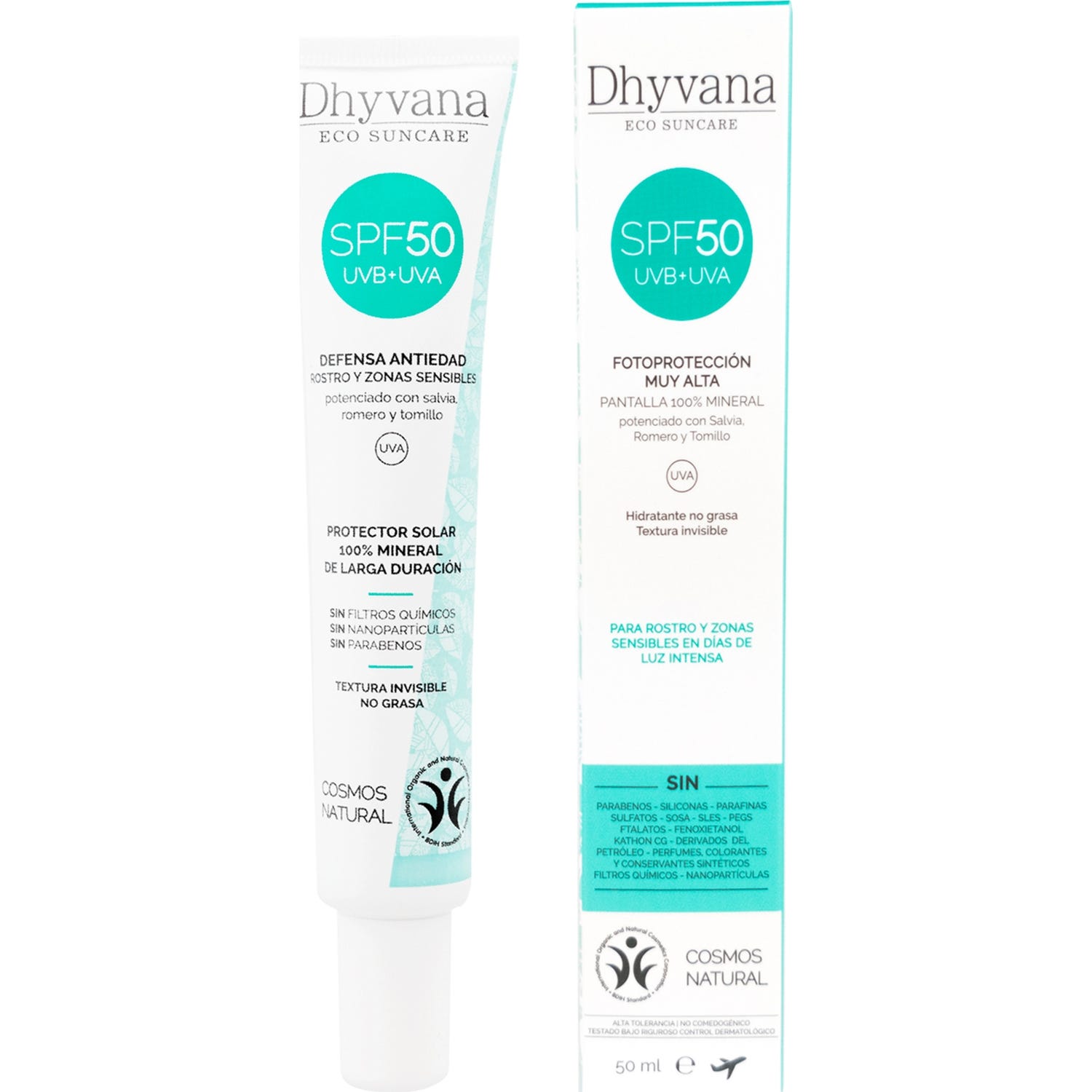 Protector Solar Dhyvana Eco Suncare® SPF50