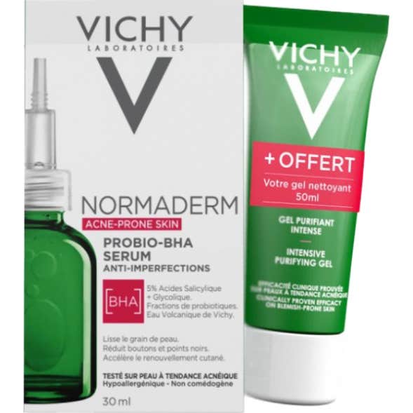 Vichy Normaderm Sérum Probio-BHA 30ml + Gel Purificante Intenso 50ml
