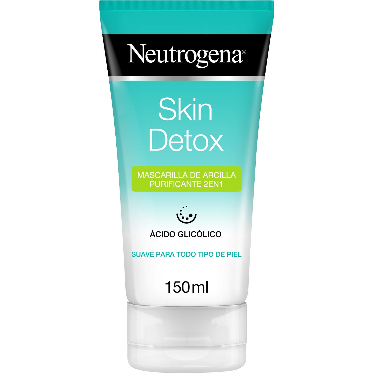 Neutrogena® Skin Detox Mascarilla de Arcilla Purificante 2 en 1 150 ml