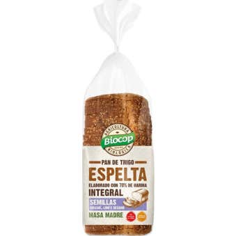 Biocop Pan de Molde de Trigo Espelta Integral 400 g