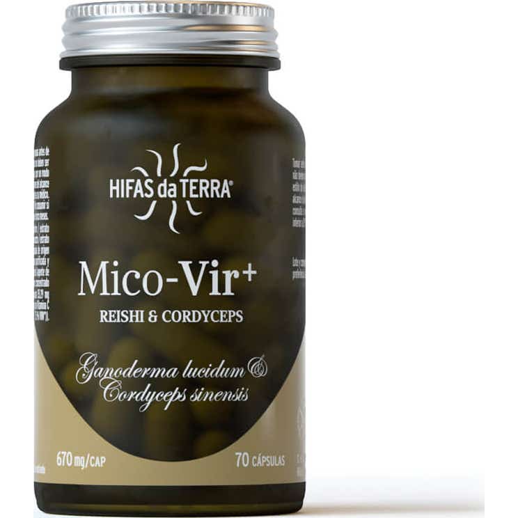 Hifas da Terra Mico Vir-Reishi y Cordyceps 70caps