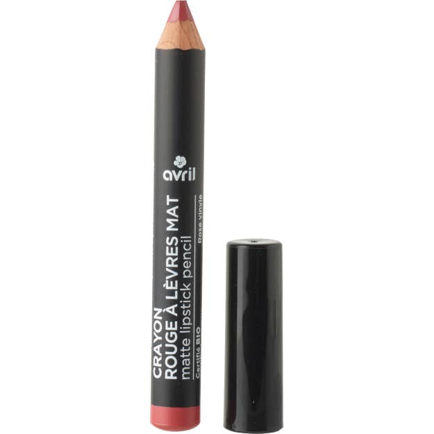 Avril Lipstick Pencil Matte Certified Organic Rose Vinyle 2 g