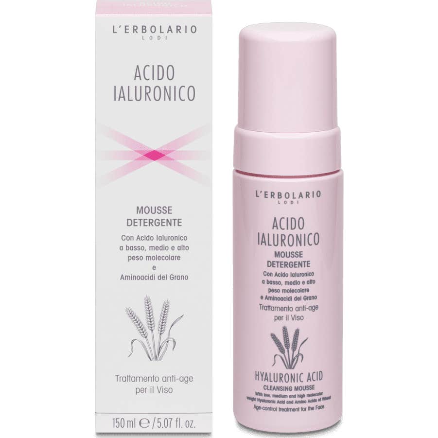 L'Erbolario Espuma Limpiadora Ácido Hialurónico 150ml