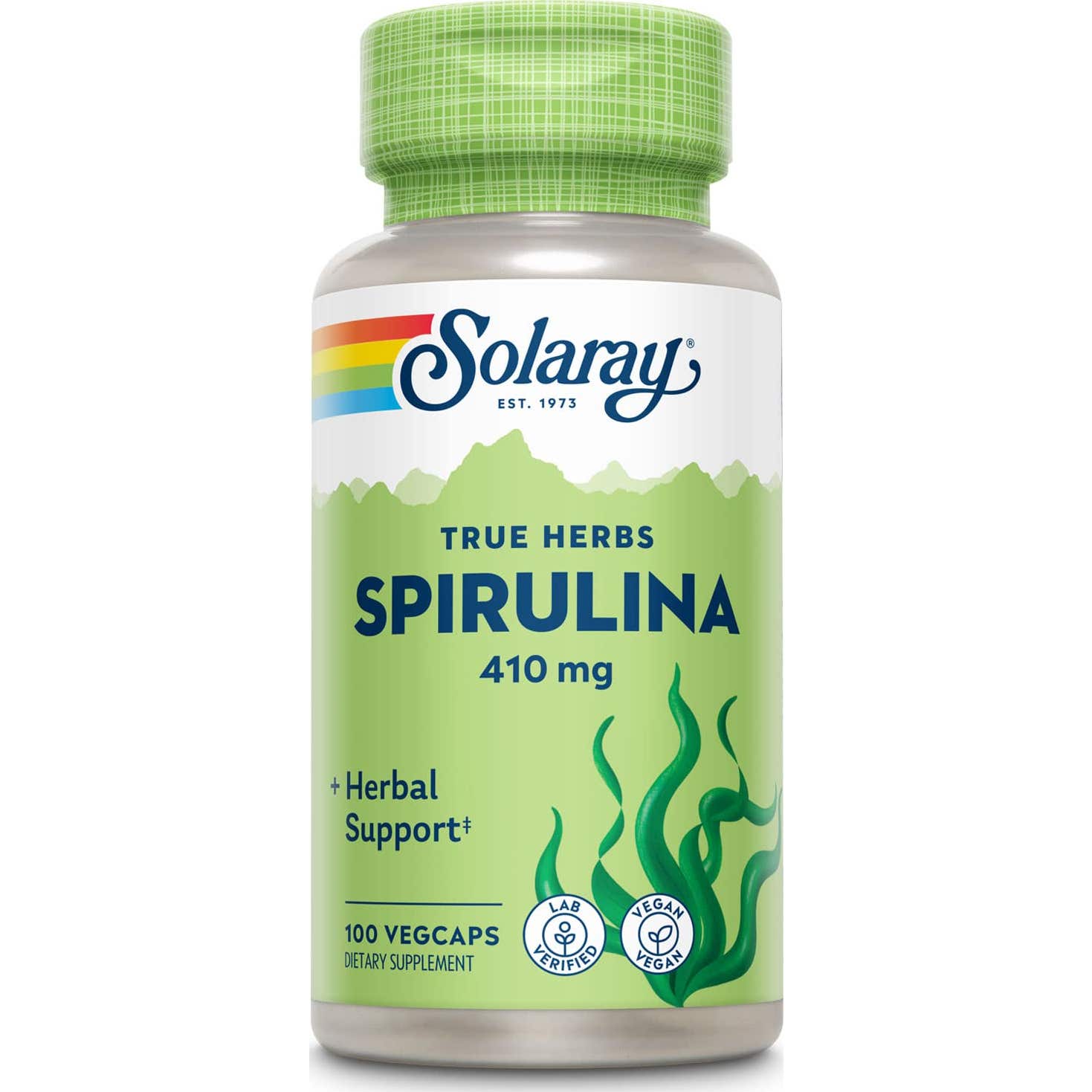 Solaray Espirulina Cáps 410mg