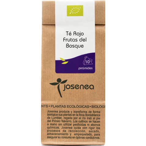 Josenea Té Rojo Frutas del Bosque BIO 10 pirámides