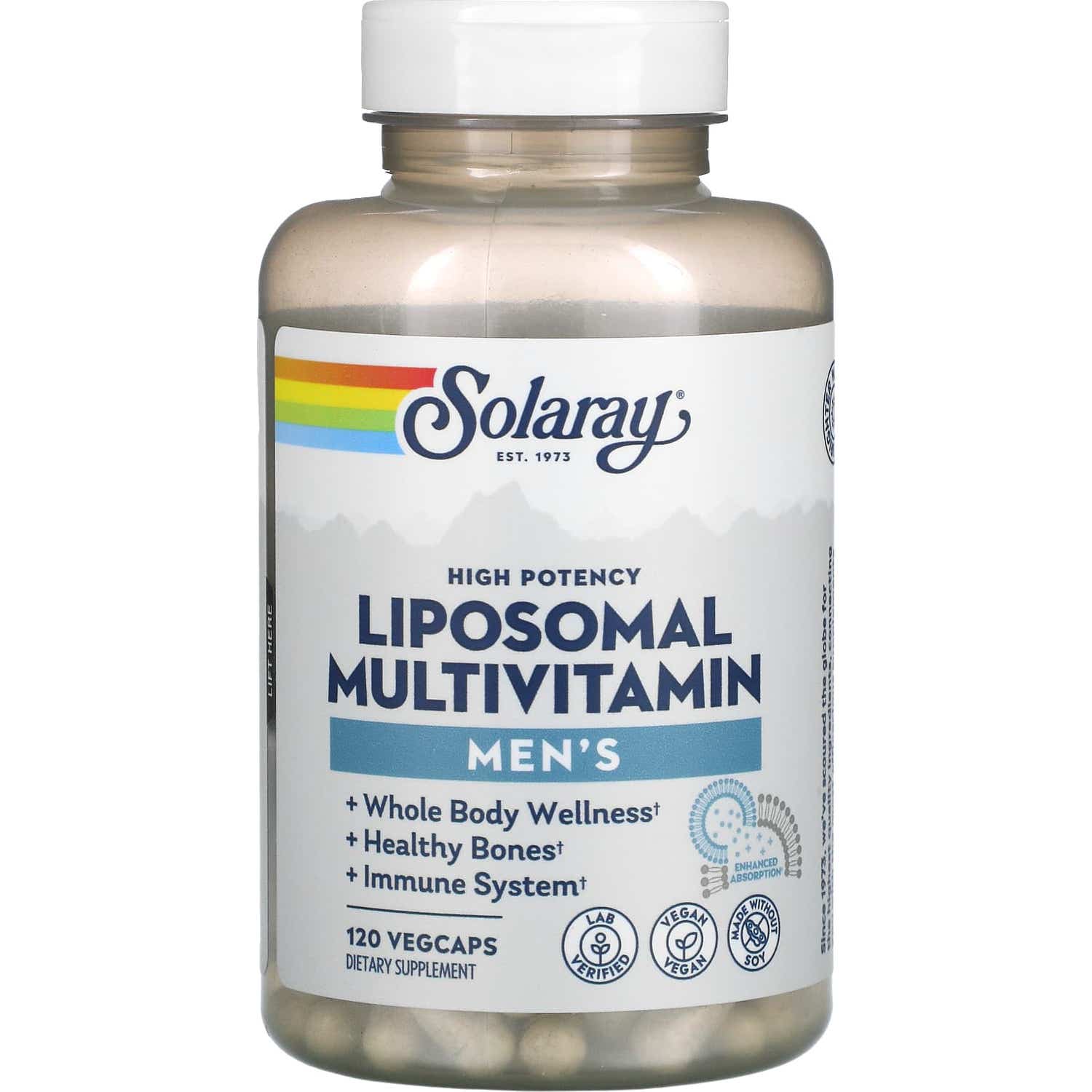 Solaray Liposomal Multivitamin Man 60caps