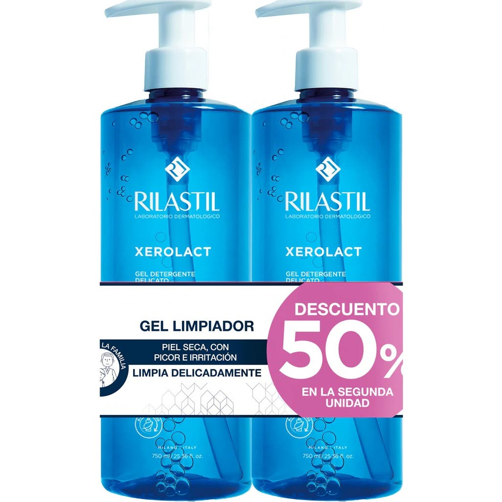 Rilastil Xerolact Gel Limpiador 2x750ml