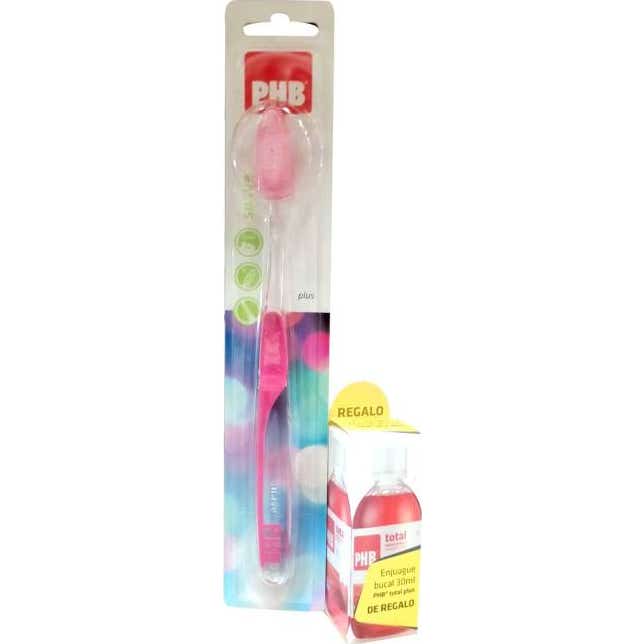 PHB Cepillo Dental Plus Adulto Suave + Colutorio 30 ml