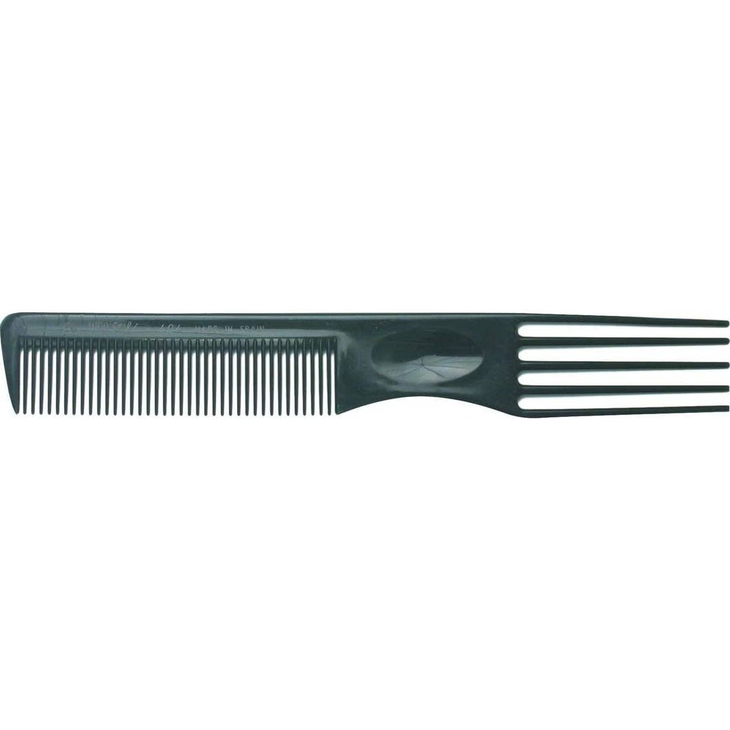 Eurostil Ahuecador Negro Negro Peine 5 Puas 1 ud