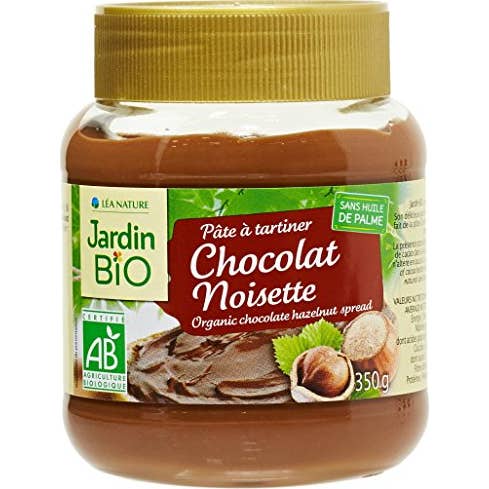 Jardin Bio Crema de Cacao Con Avellanas Sin Aceite de Palma 350 g