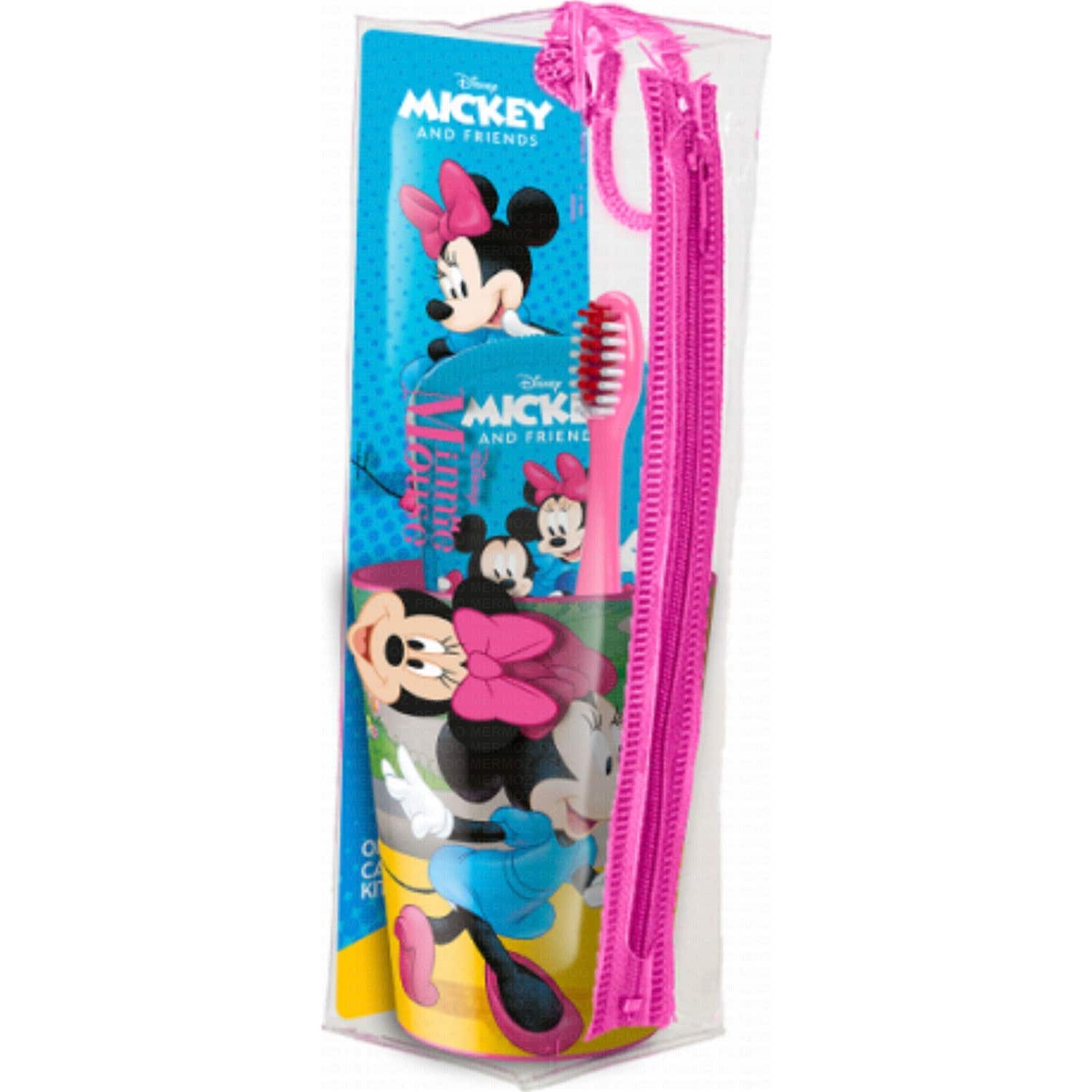 Disney Kit Minnie Cepillo Dientes + Pasta Dental + Vaso