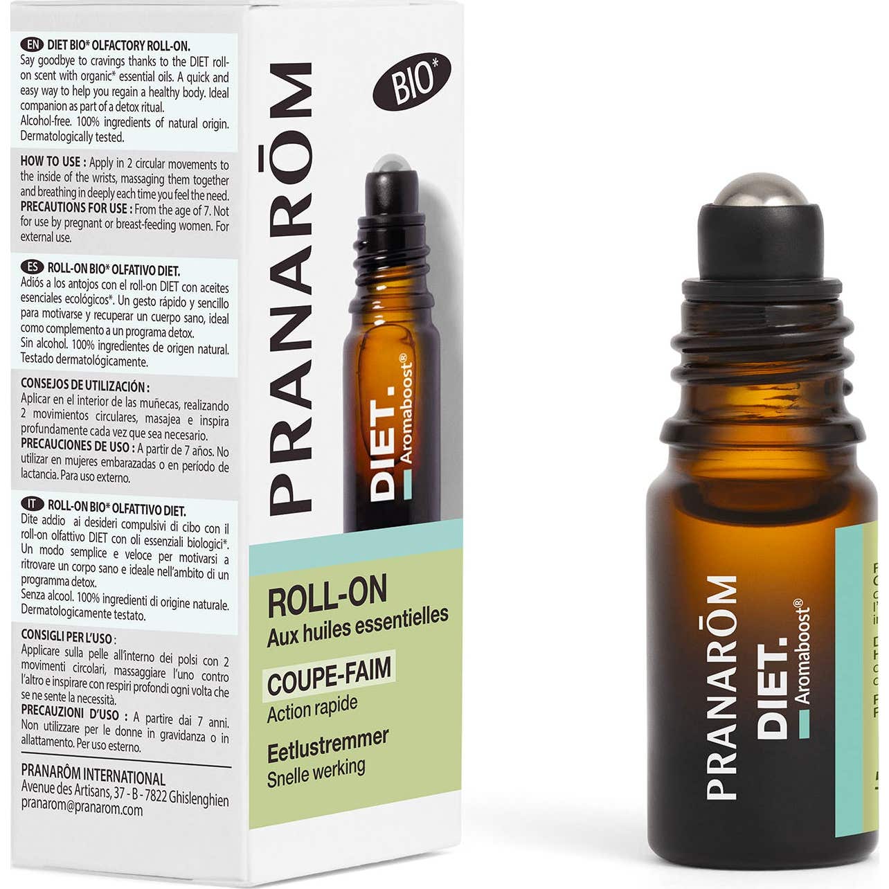 Pranarôm Aromaboost Diet Roll-On Bio 5ml