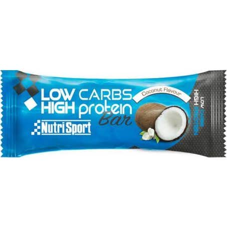 Barritas Low Carbs Nutrisport Exp. + 16 Und. - Coco