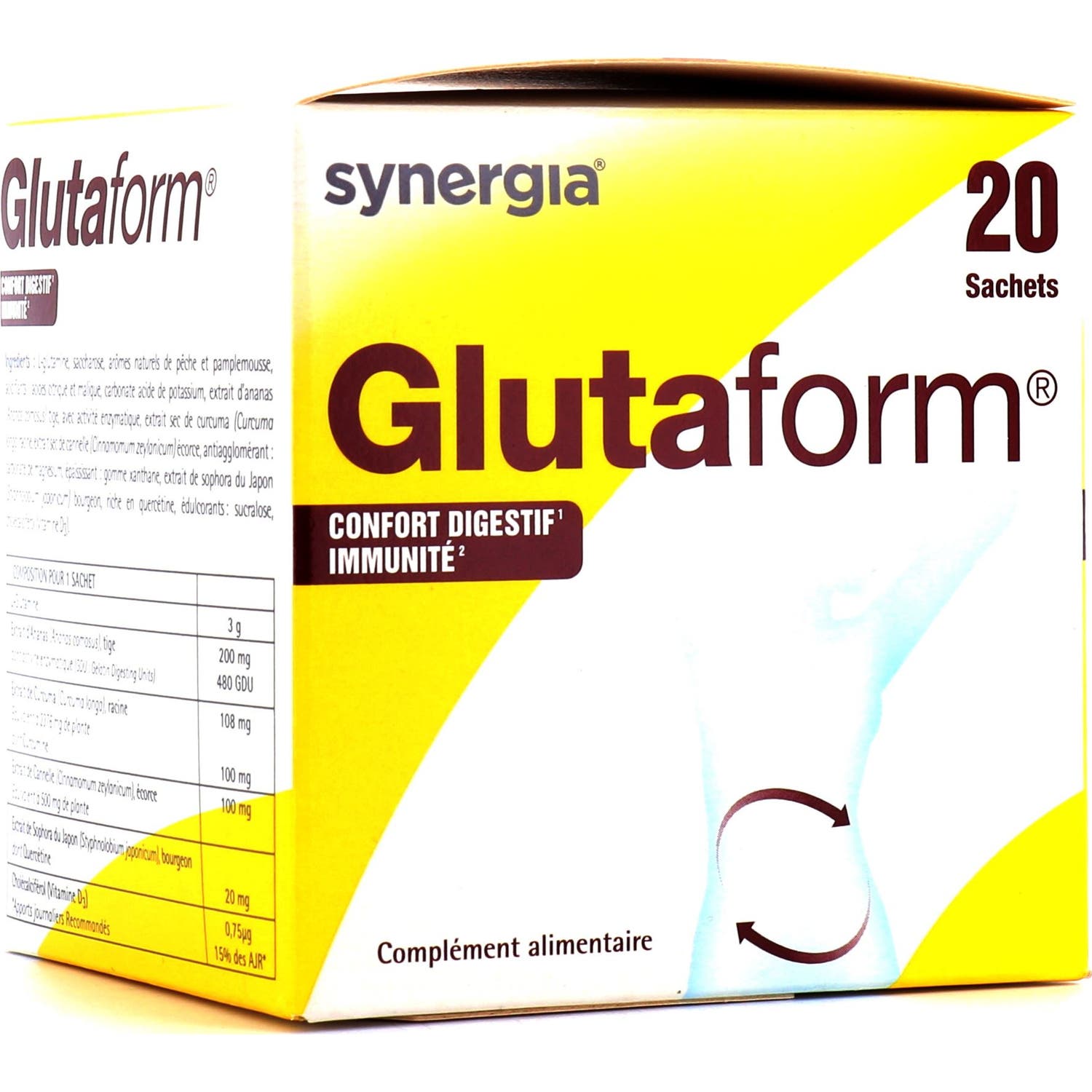 Synergia glutaform 20 sobres