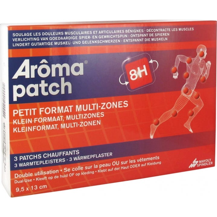 Mayoly Spindler Arôma Patch Chauffant Multi-Zones Petit Format 3 uds