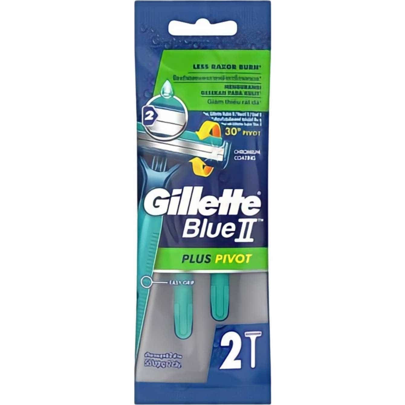 Gillette Blue Ii Plus Slalom Cuchilla Afeitar Desechable 5uds