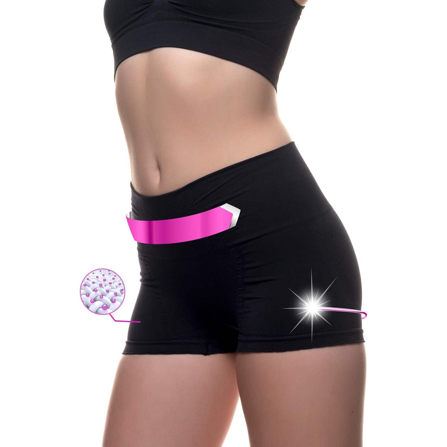 Anaissa Faja Reductora Fibra Emana Lidy Negro Talla M 1ud