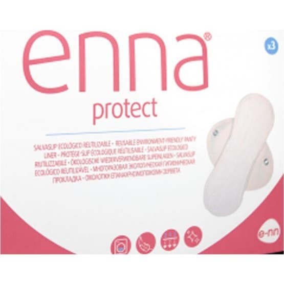 Enna Protect Salvaslips Ecológicos Reutilizables 3uds